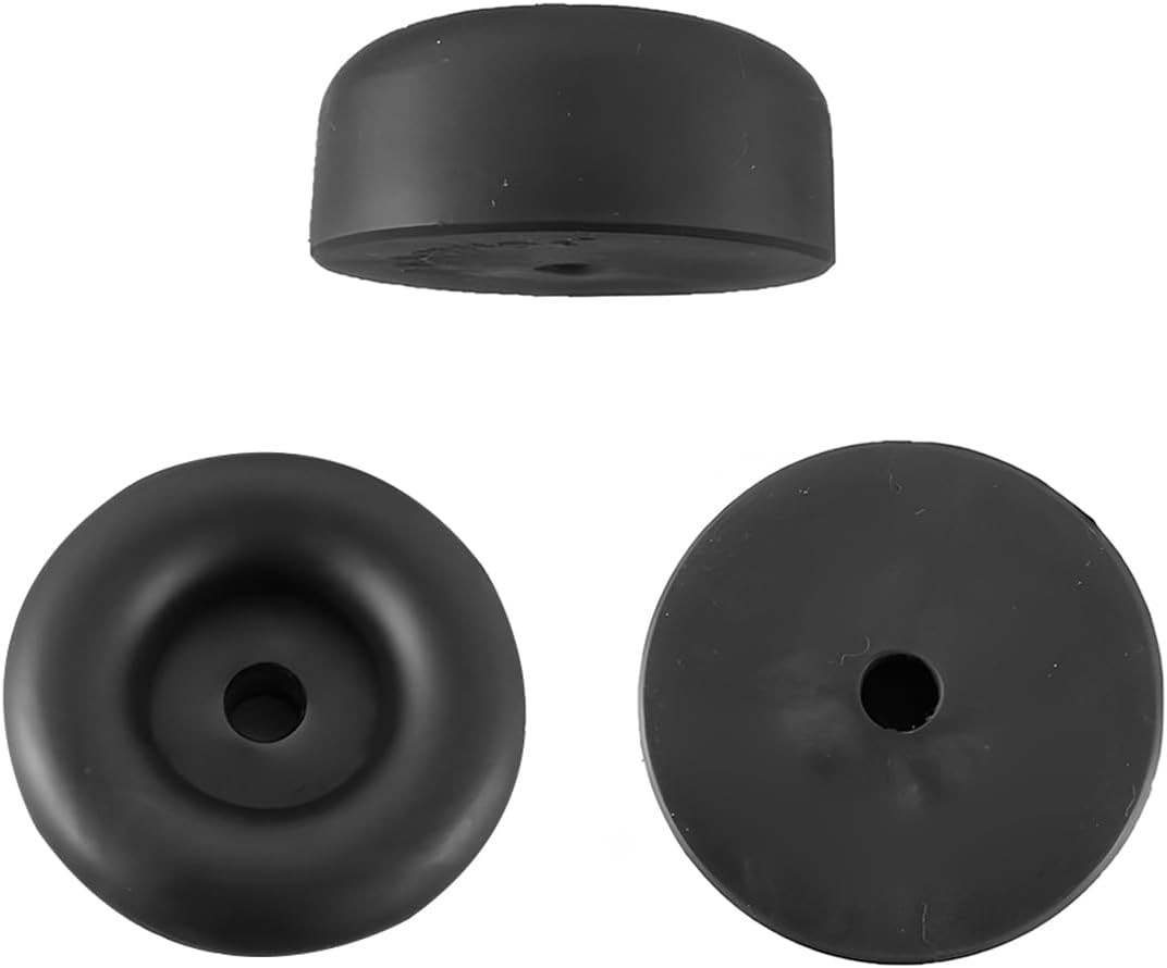 4PCS Trailer Ramp Door Bumper, 2.5 Inches Rubber round Car Bump Stops, Vehicle V