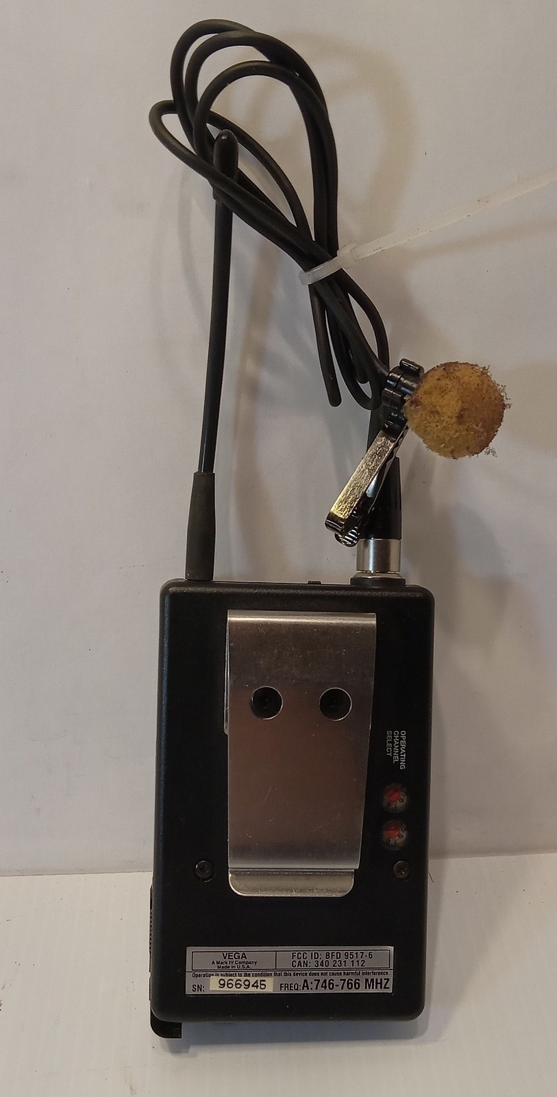 1 USED VEGA BT2020 TRANSMITTER ***MAKE OFFER***