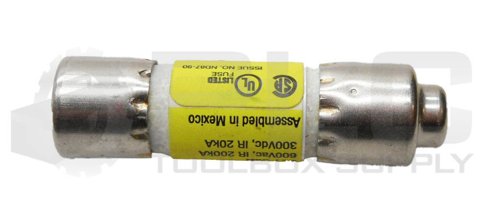 NEW BOX OF 10 BUSSMAN LP-CC-25 LOW PEAK FUSE 25A 600VAC