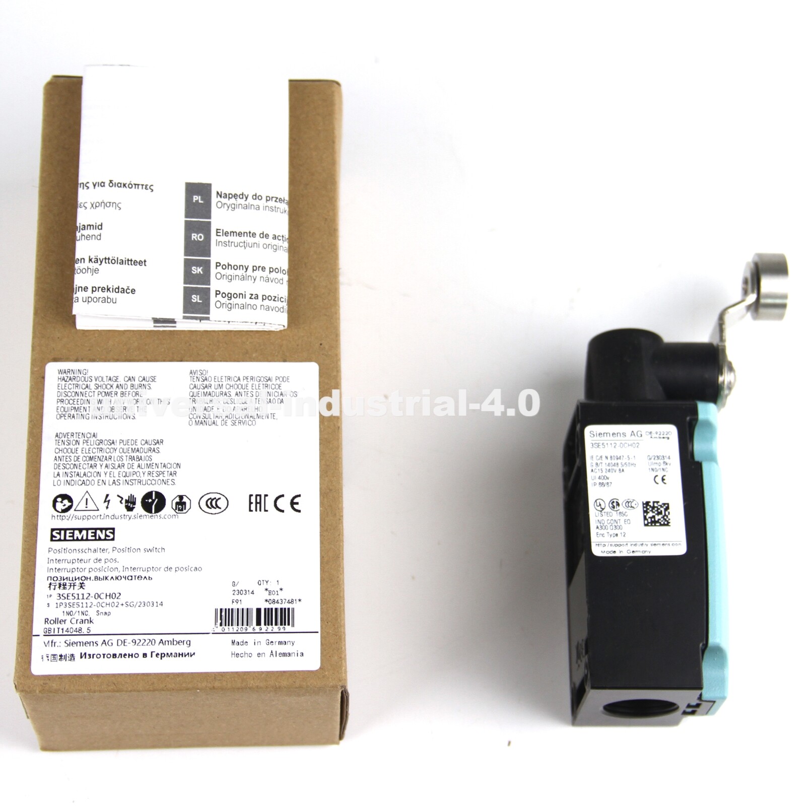 NEW SIEMENS 3SE5112-0CH02 3SE51120CH02 Travel Switch