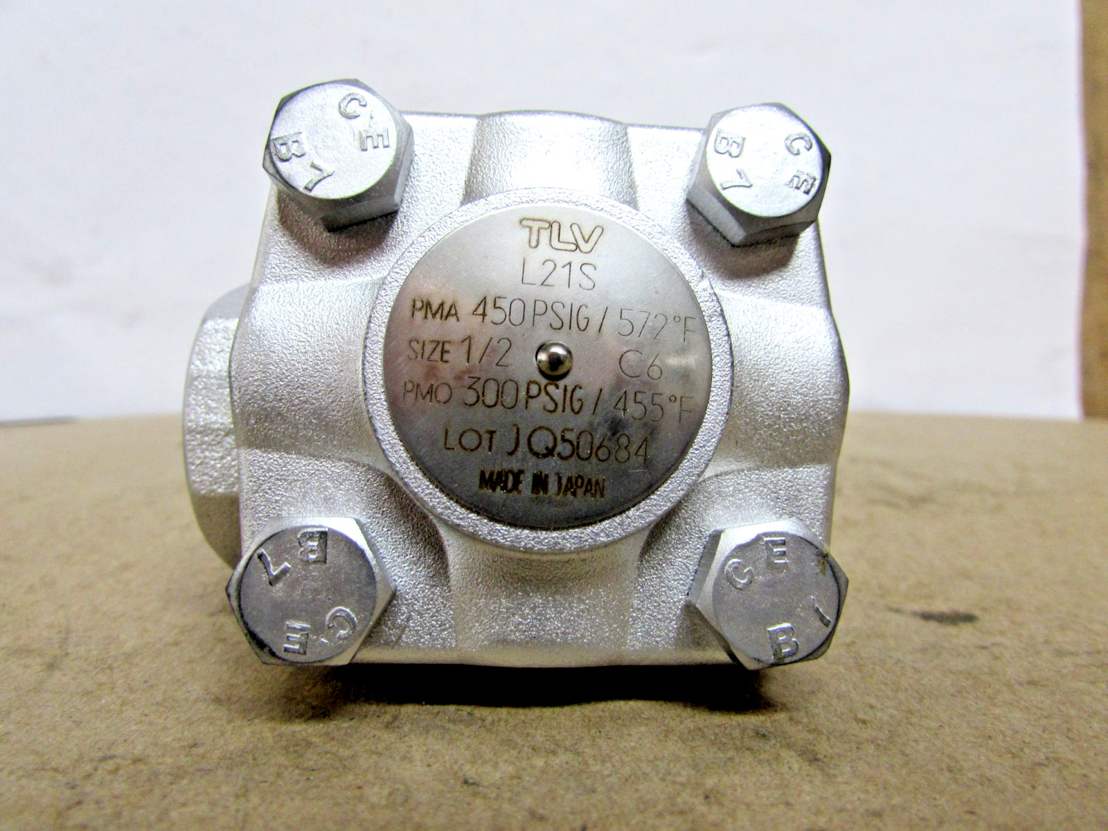 TLV LTD L21S Thermostatic Steam Trap 1/2″ NPT (NEW – OPEN BOX) MAKE OFFER!!!