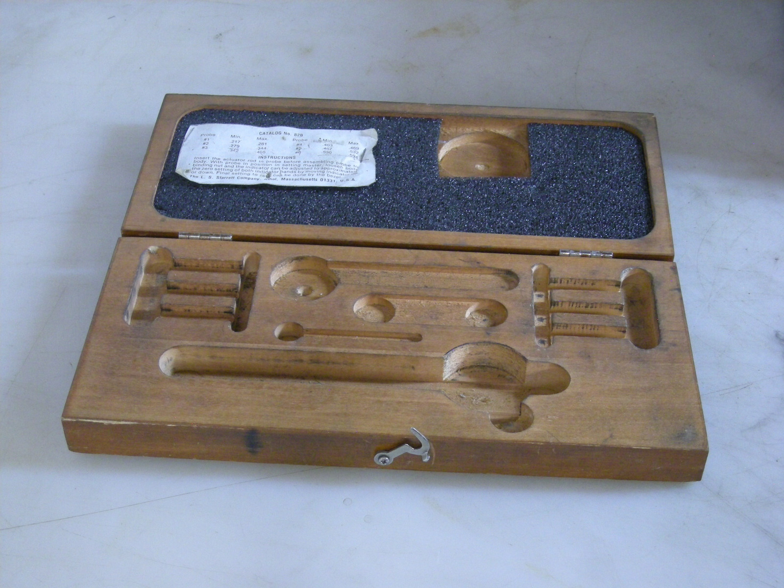 Starrett No. 82B Depth Gage Wooden Case Only