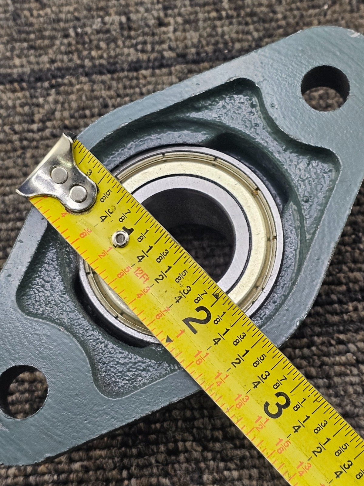 SB205-16 FL205: Flange Mount Bearing, 2 Bolt Flange, Screw Locking