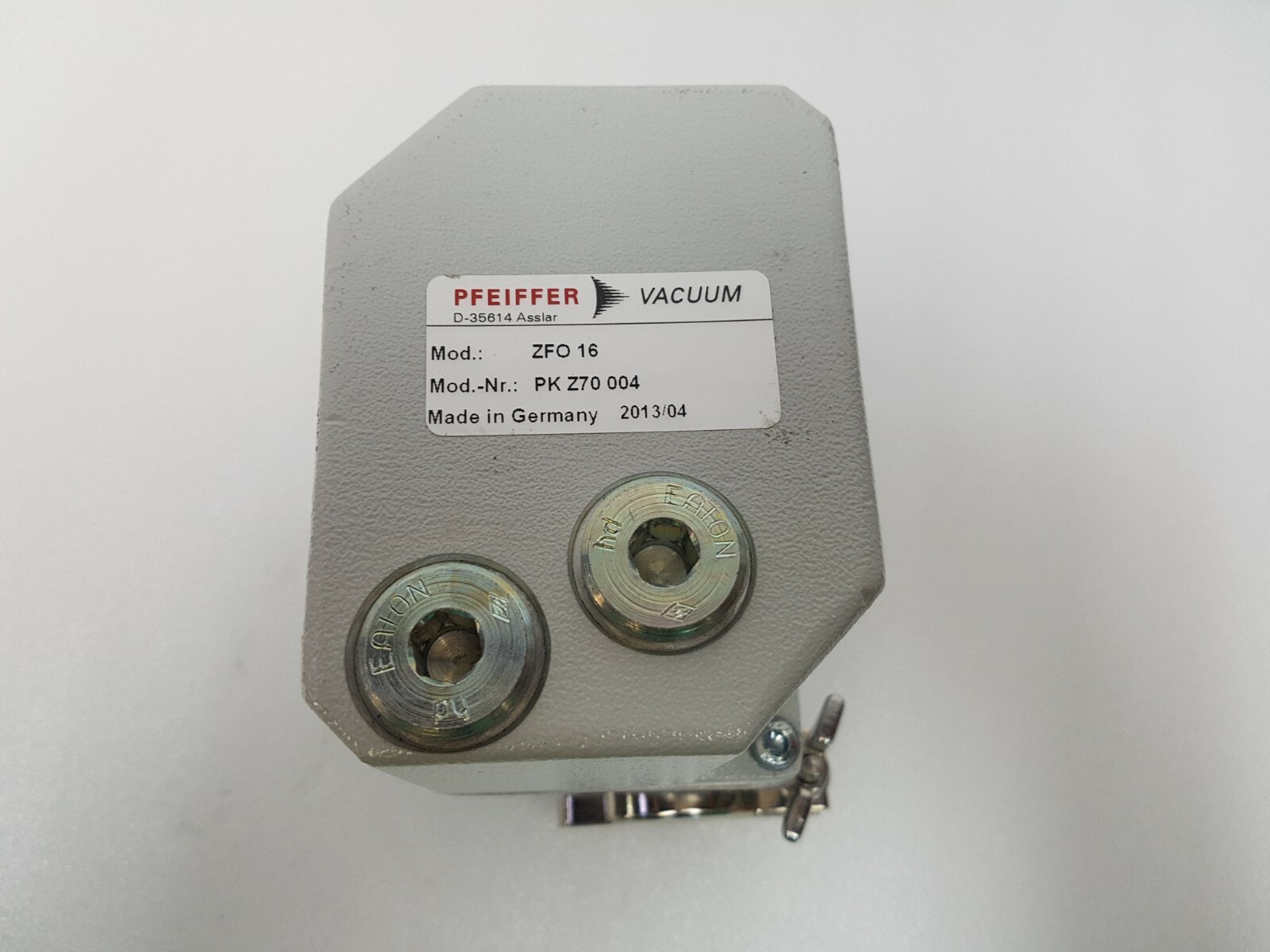 PFEIFFER VACUUM ZFO 16, PK Z70 004, PKZ70004, Oil Mist Eliminator
