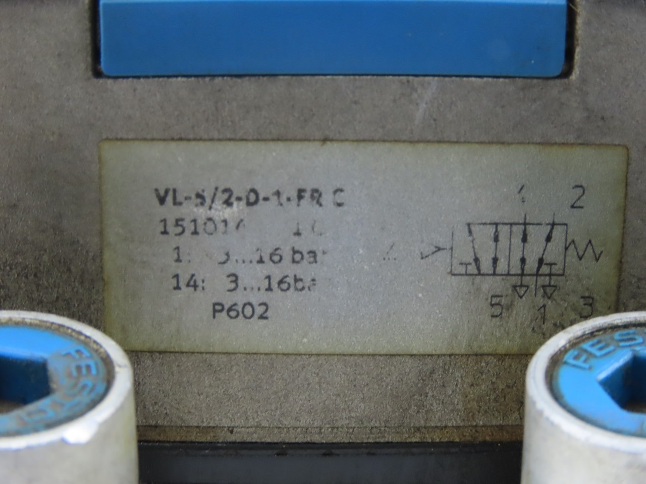 Festo ZP-D-1-24G Pneumatic Valve with Solenoid Block Lot of 2