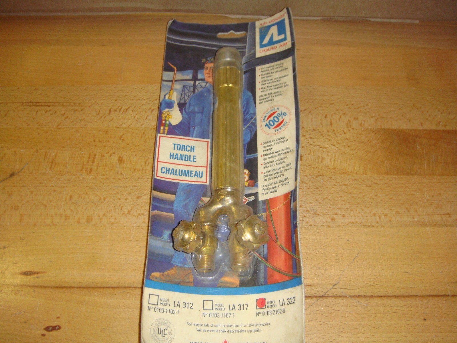 LA-322 LIQUID AIR Industrial Torch Handle Torch