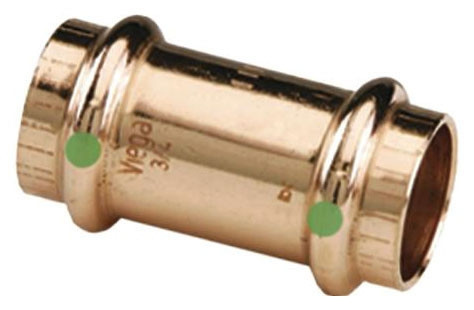 VIEGA 78047 COPPER COUPLING WITH STOP 1/2 INCH