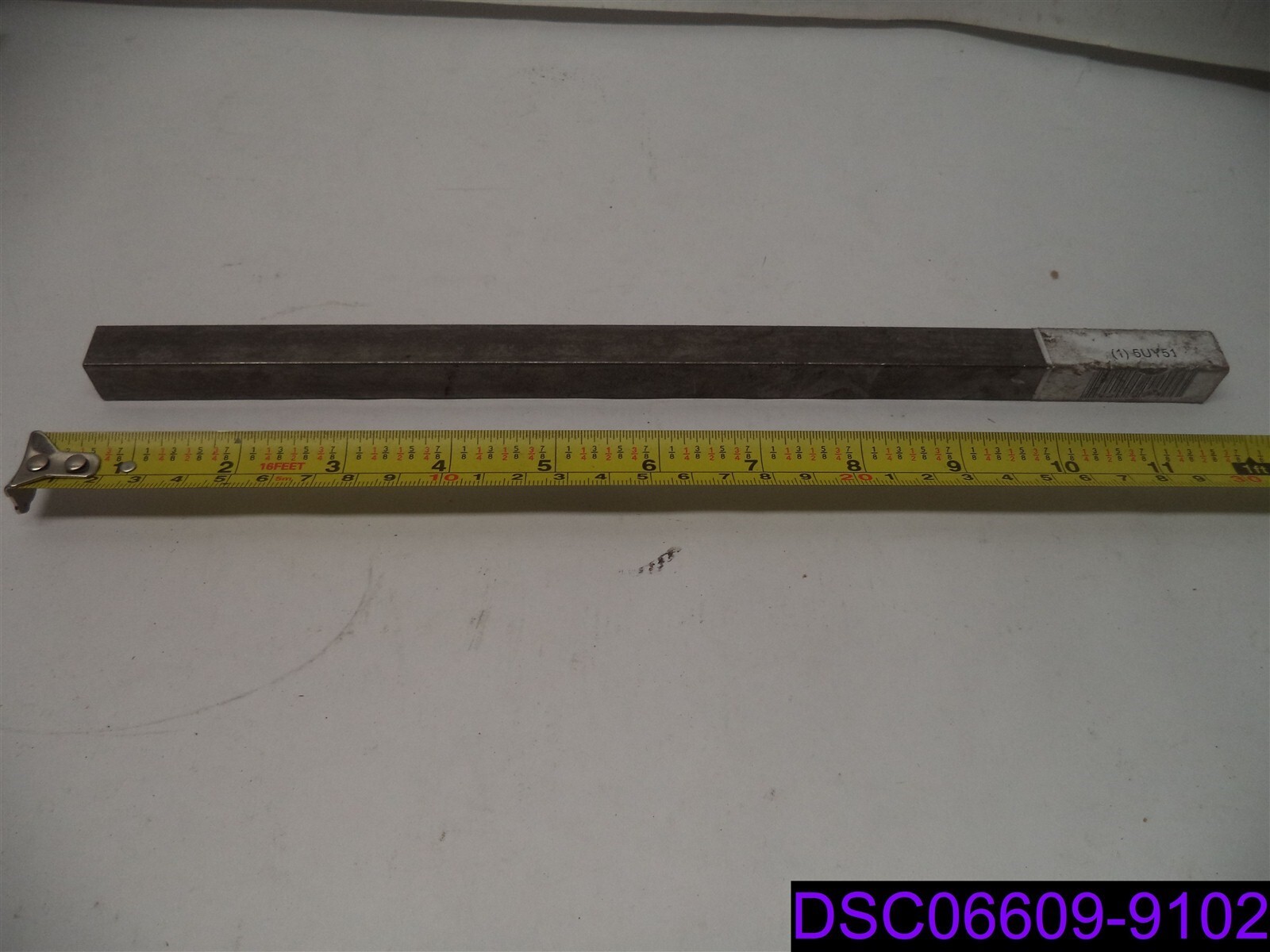 Qty = 2: 12″ Low Carbon Steel Oversized Key Stock with Plain Finish P/N 5UY51