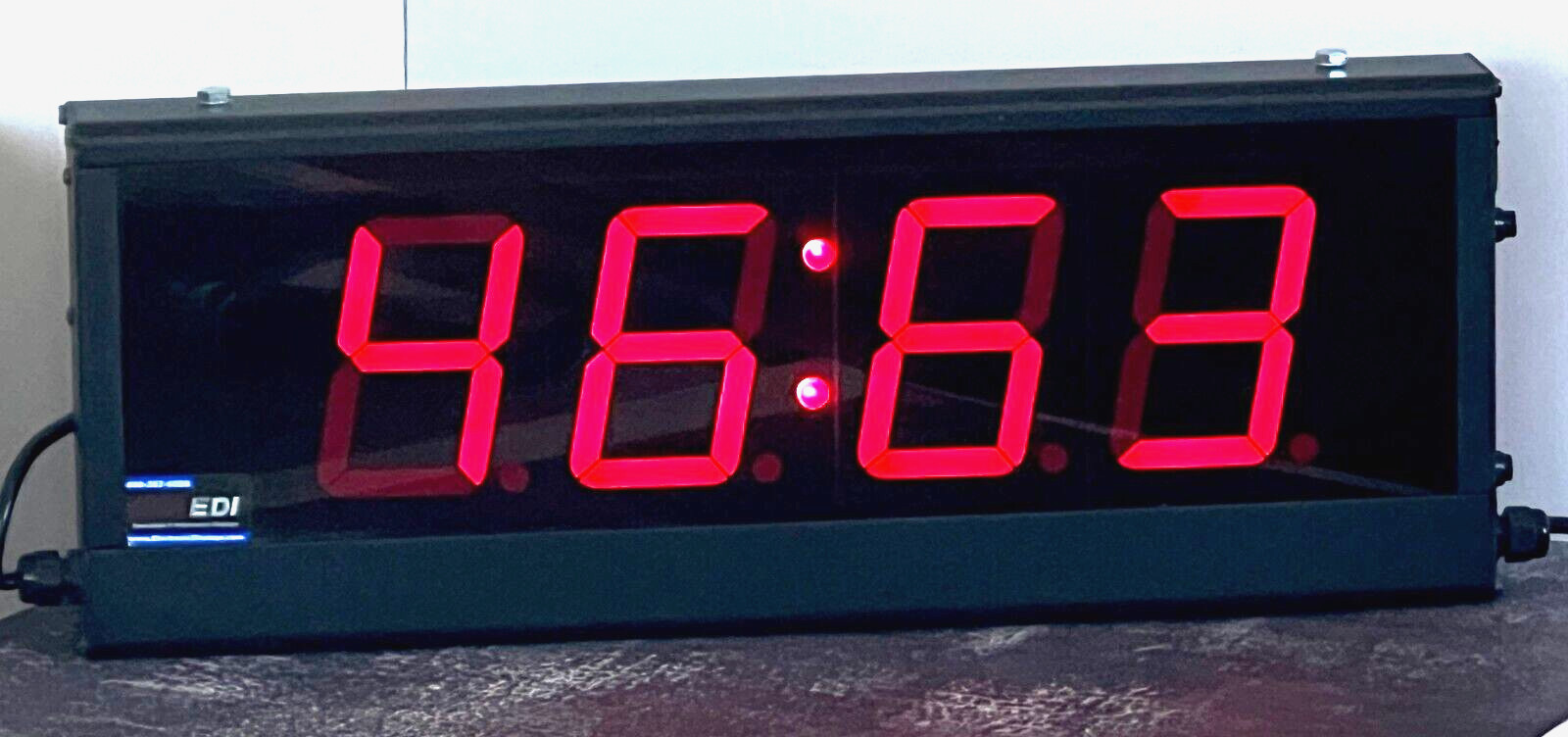 NEW ED406-104-4D-N1 LED Timer 4-Digit EDI Display, 120V Digital Up/Down Counter