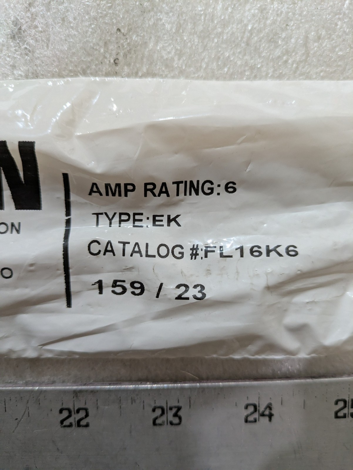 Eaton McGraw Edison FL16K6 Type EK Fuse Link 6 Amp Medium Voltage Distribution