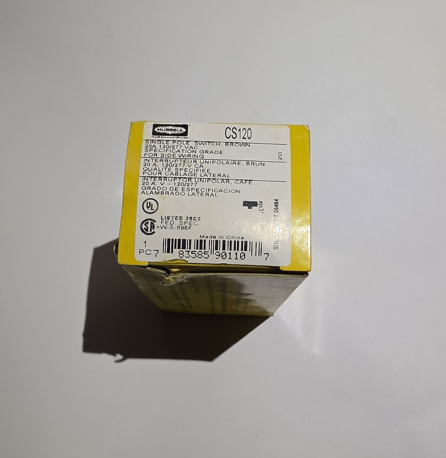 HUBBELL CS120 120/277VAC 20A NSMP 4X $20 Free Shipping