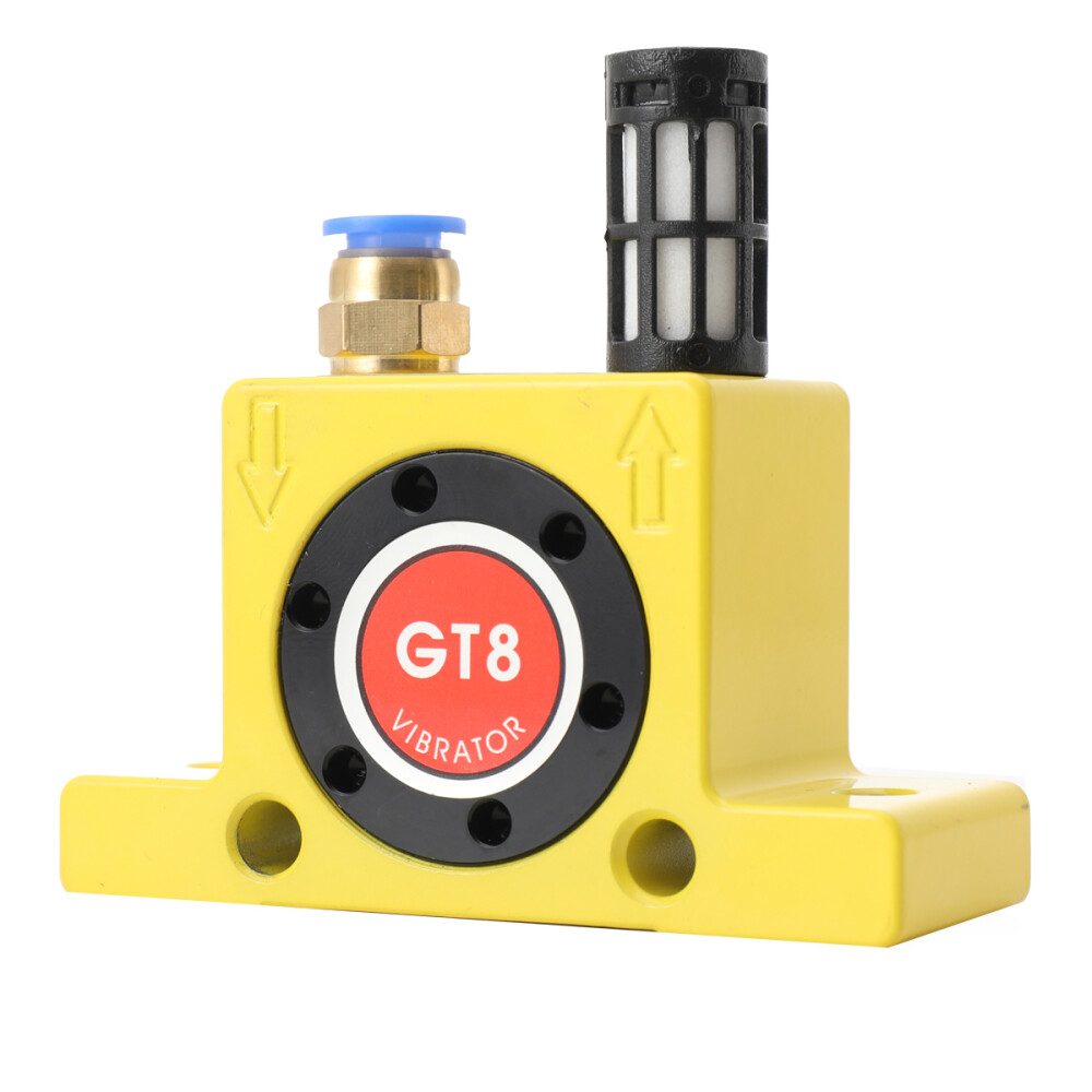 (10-Pieces) GT8 Pneumatic Turbine Vibrators for hopper Golden with Free Muffler