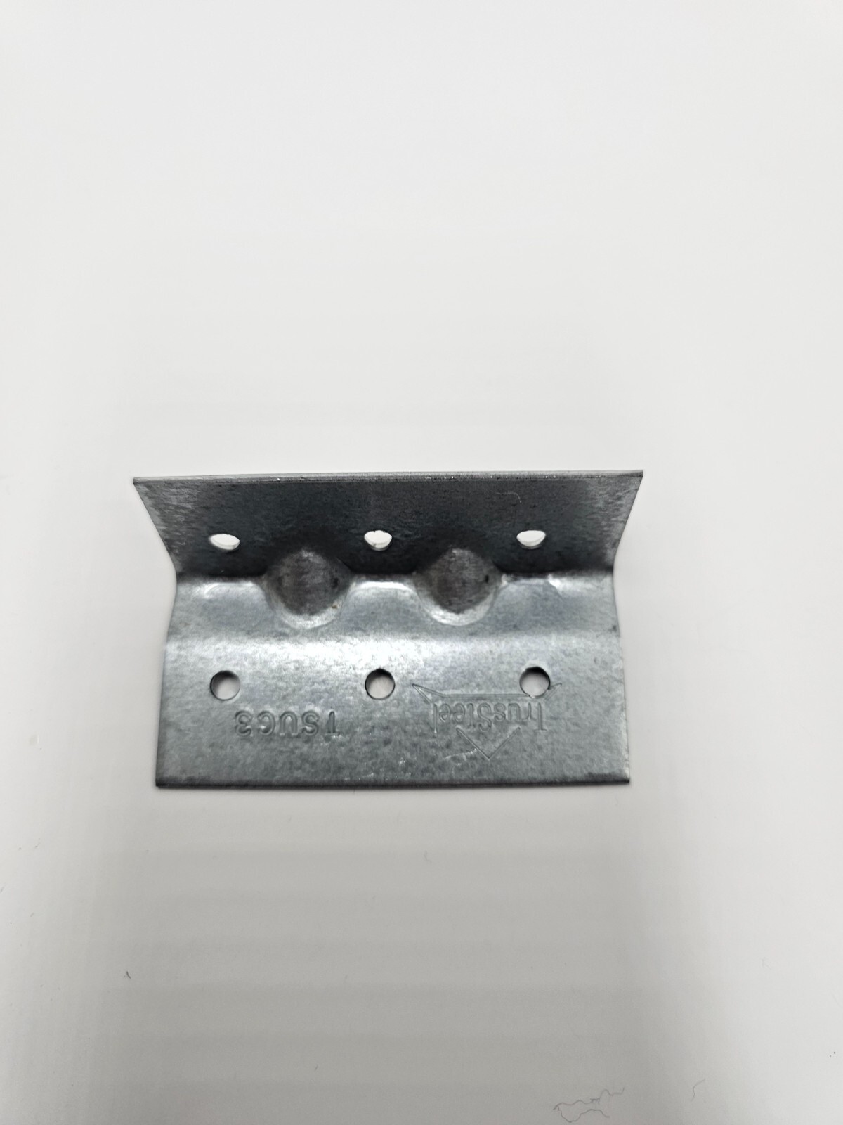(QTY 100) TRUSSTEEL TSUC3 6-HOLE CORNER BRACKET 3″ X 2″, SILVER/GRAY