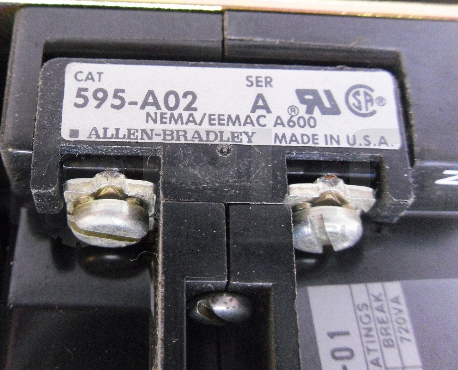 ALLEN BRADLEY 505-AOD /C W/ CB236 W/ W27 W28 42185-800-01 40410-326-52 595-A02