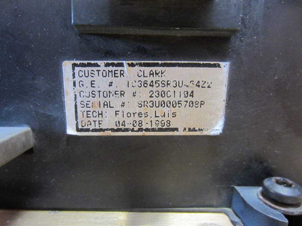 GE General Electric 1C3645SR3U-54Z2 Clark Regen 230C1104 1C3645SR3U54Z2