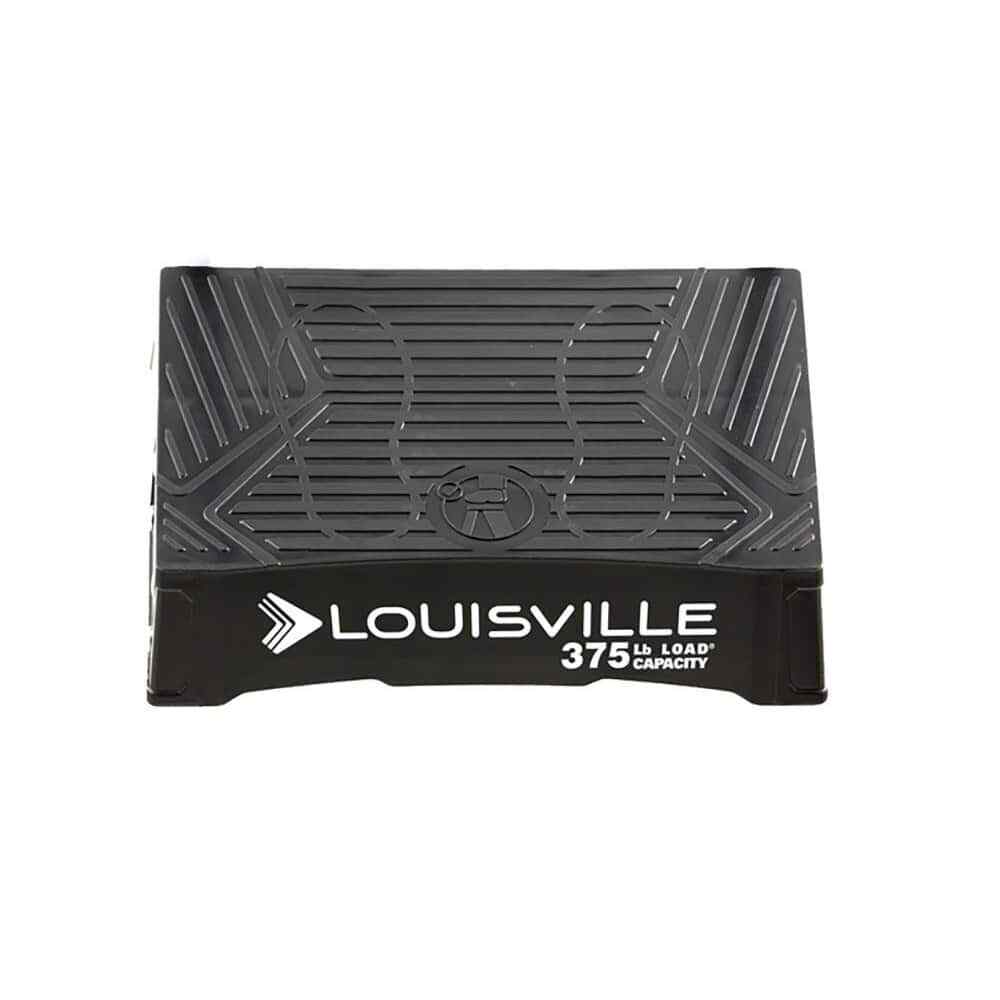 Louisville AY8002 2-Step Aluminum Step Ladder, 22-3/4″ Overall Height