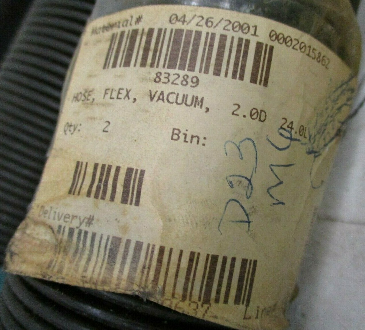 New Vacuum Flex Hose 2.0 D 24.0 L HMES2 A996AES