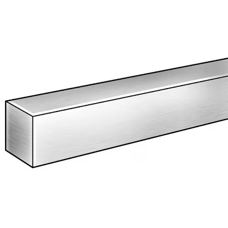 Blank Stock, Sq, 304Ss, 3/8 Tx3/8 In W, 6 Ft, 4S.375-72