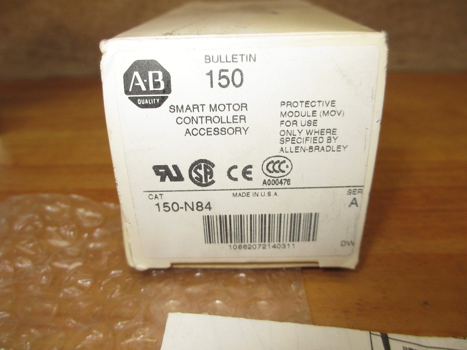 Allen Bradley 150-N84 *NEW* Protective Module Smart Motor Controller Accessory