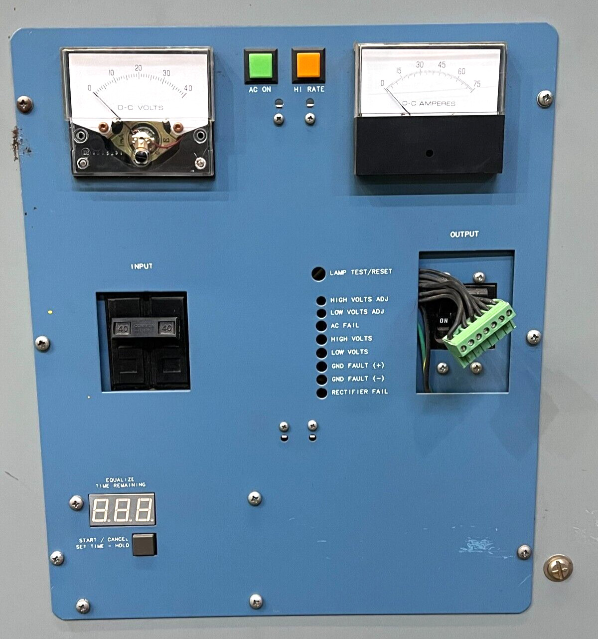 SAFT NIFE BATTERY CHARGER MANUAL MODEL SLRF24-50 OAL 24″ WIDTH 15-5/8″