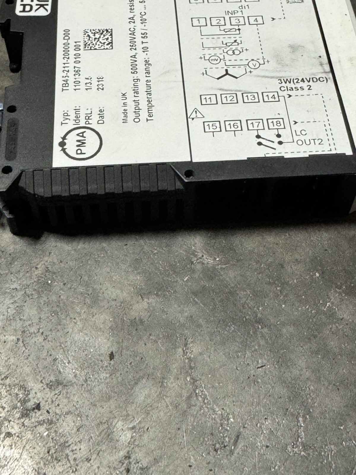 PMA temperature controller TB45-211-20000-D00