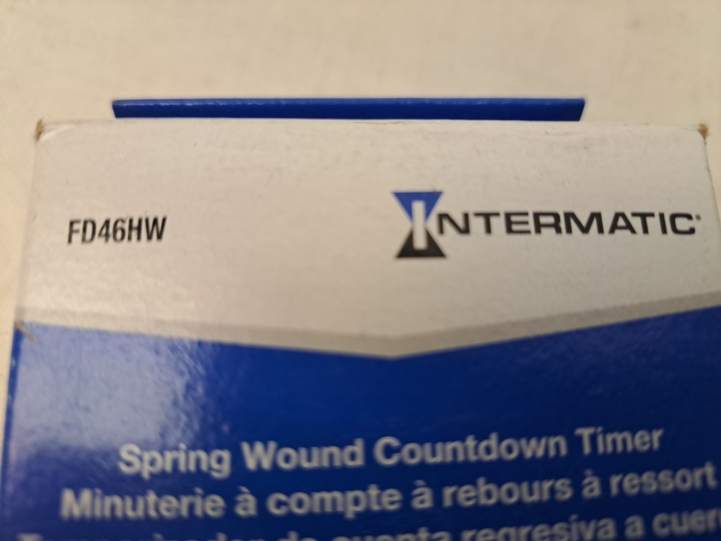 INTERMATIC FD46HW in-wall spring-wound countdown timer NEW