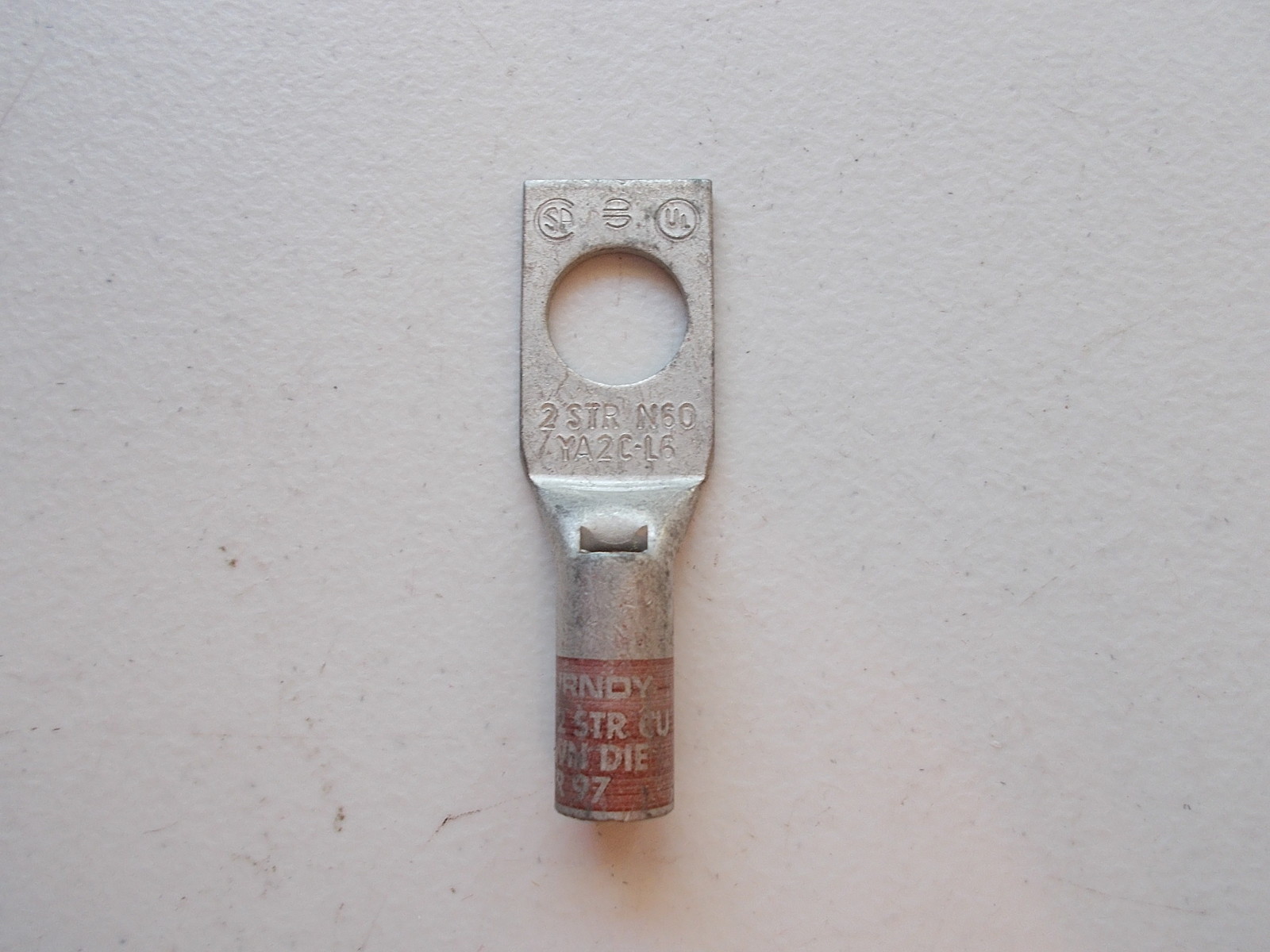 Burndy YA2C-L6 2 STR N60 Brown Die 10 or 97 Terminal Lug Crimp *FREE SHIPPING*