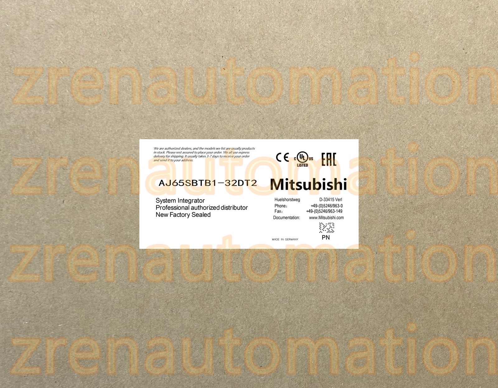 AJ65SBTB1-32DT2 Mitsubishi PLC Module/CPU/Servo Driver Fast Shipping HTQ0