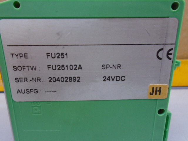 PHOENIX CONTACT Control Module FU251 FU25102A N351
