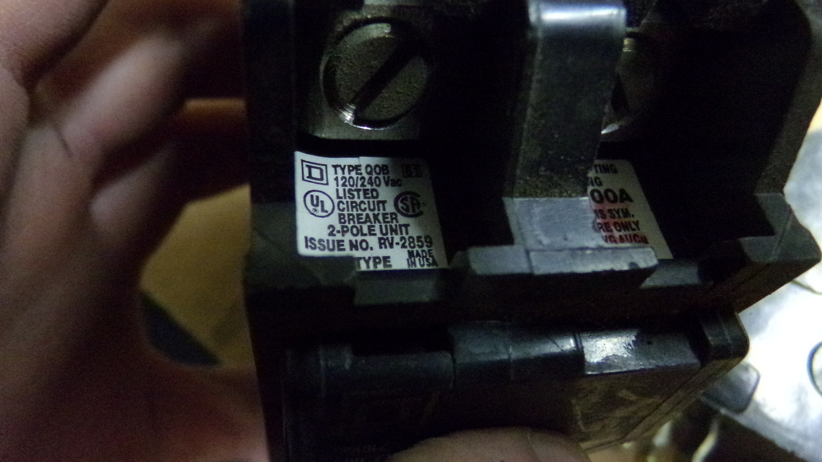 Square D Circuit Breaker 2-Pole 40A, Lot of 3 *FREE SHIPPING*
