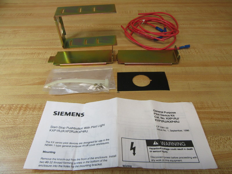 Siemens 3SA8 800-4AB02 Control Button 24-267-010-501 Hardware Kit