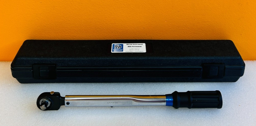 Sturtevant Richmont 3SDR100Nm, 3/8″, Micrometer Torque Wrench + Case. Tested!