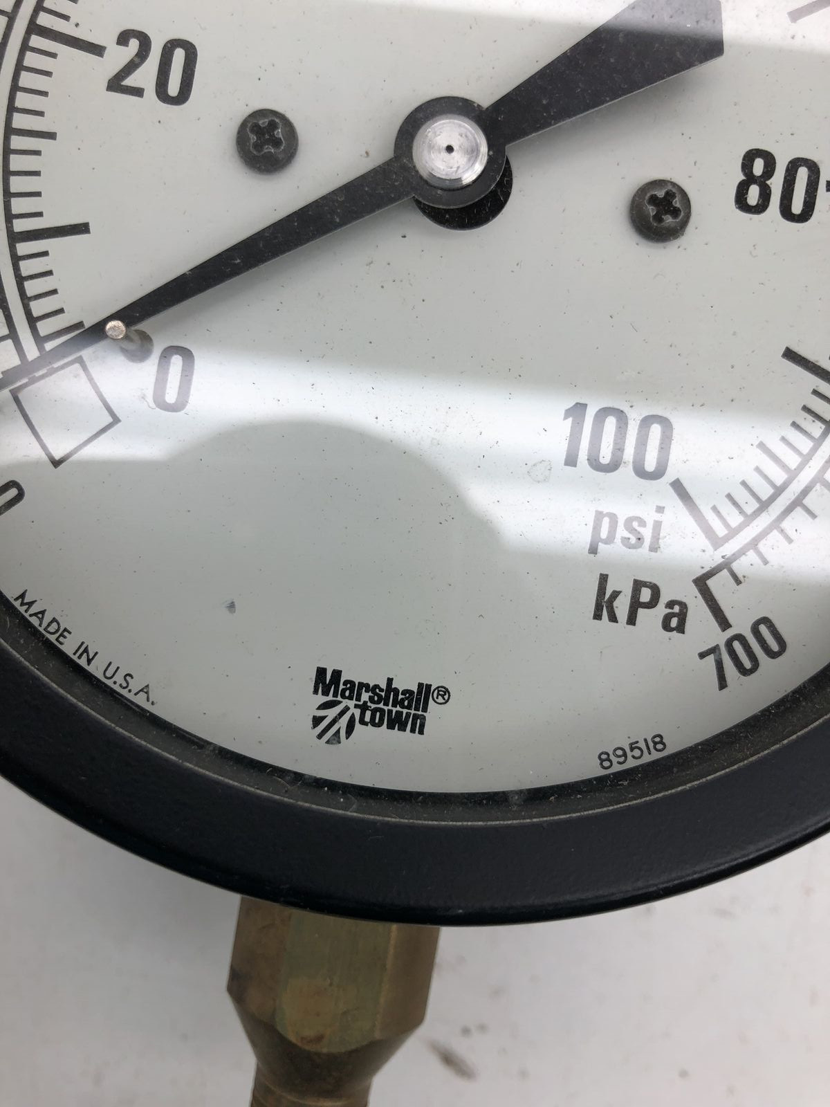 Marshall Town G10375 Gauge Range 0-100 PSI 0-700 kPa