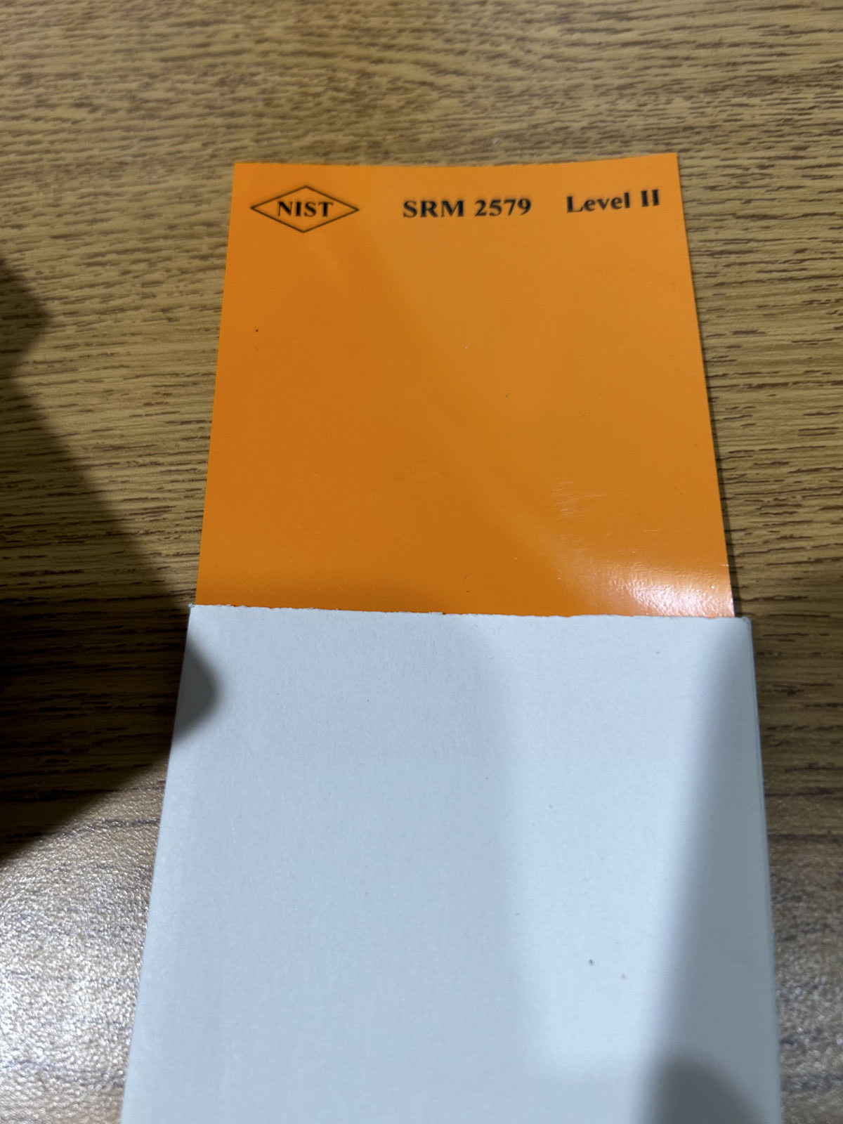 NIST SRM 2579 LEAD BASED PAINT FILM LEVEL I to IV and BLANK for PXRF