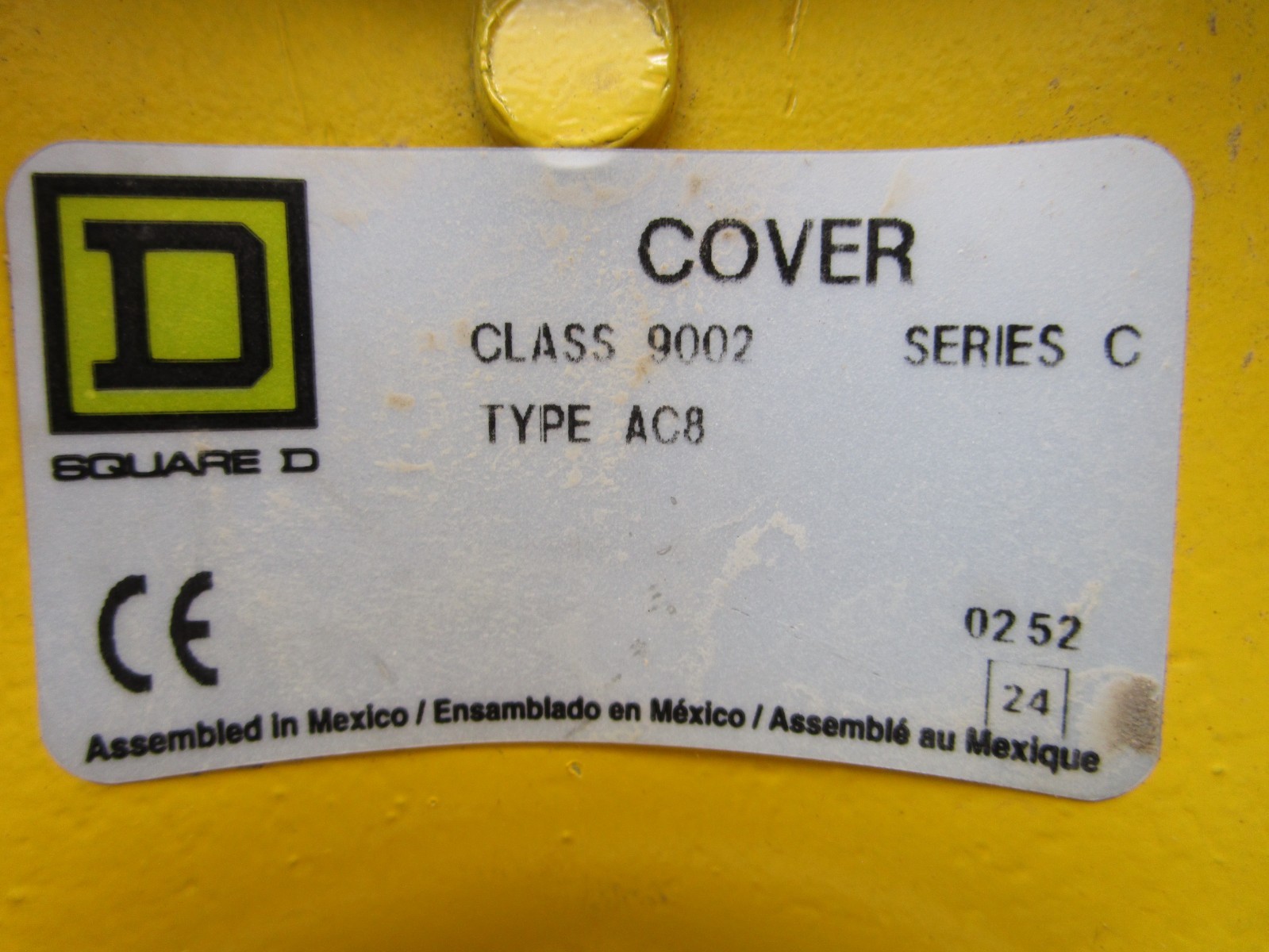 Square-D 9002 AC8 Foot Switch Safety Cover