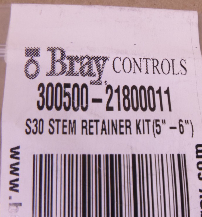 Bray 300500-21800011 S30 Stem Retainer Kit (5″-6″)