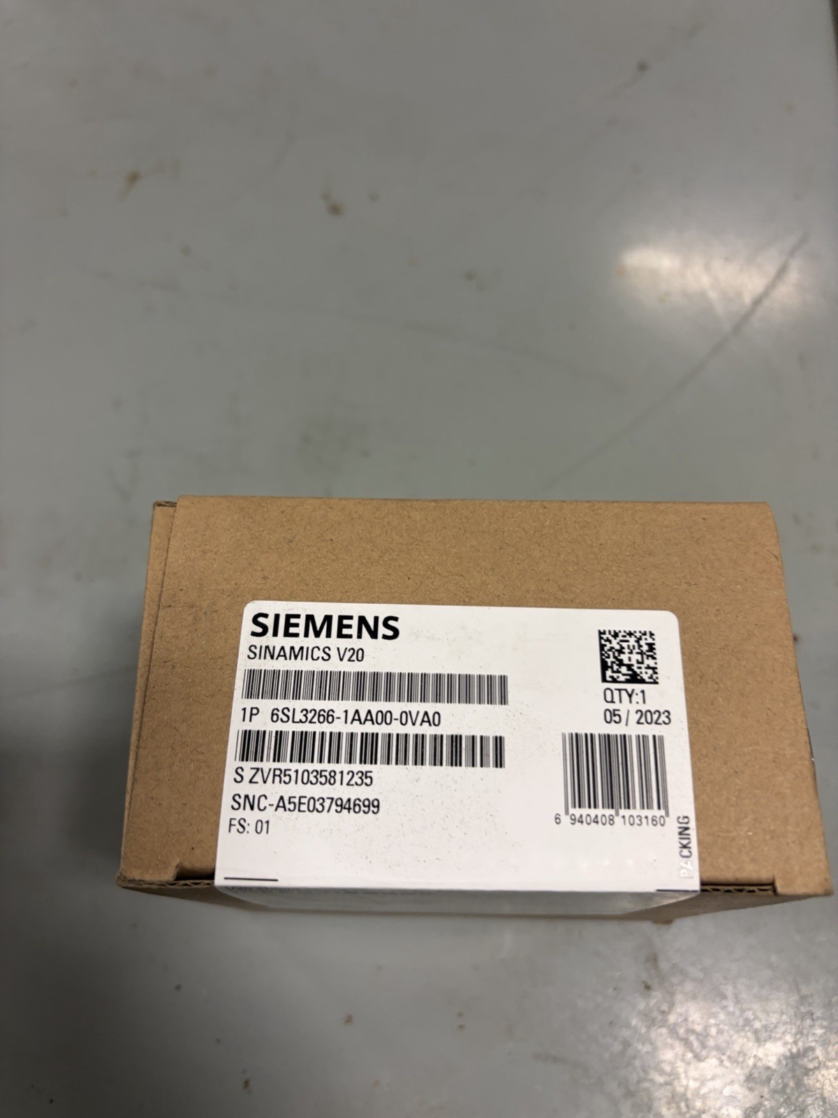 NEW Siemens V20 Shield Connection Kit for FSA 6SL3266-1AA00-0VA0