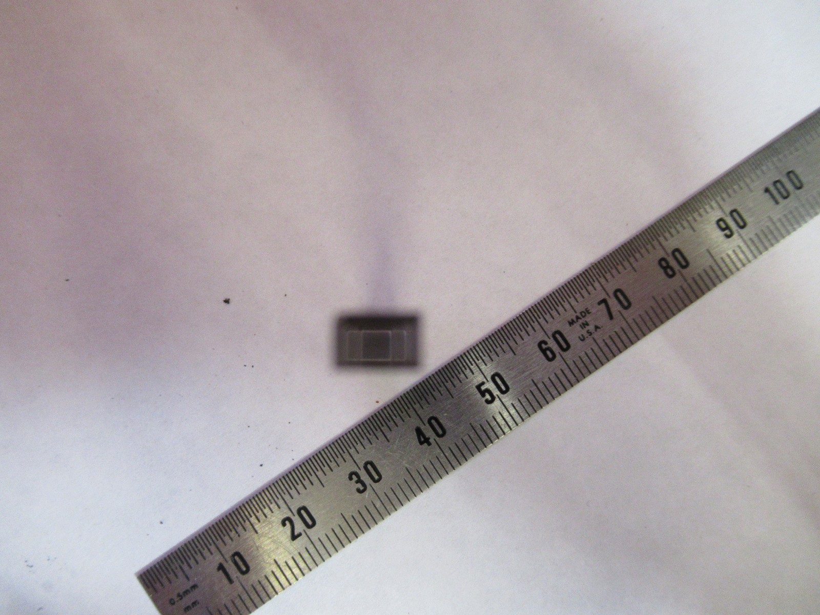 NLO NON LINEAR OPTICS LITHIUM NIOBATE CRYSTAL BAR ELECTRODED AS PICTURED 96-B-13