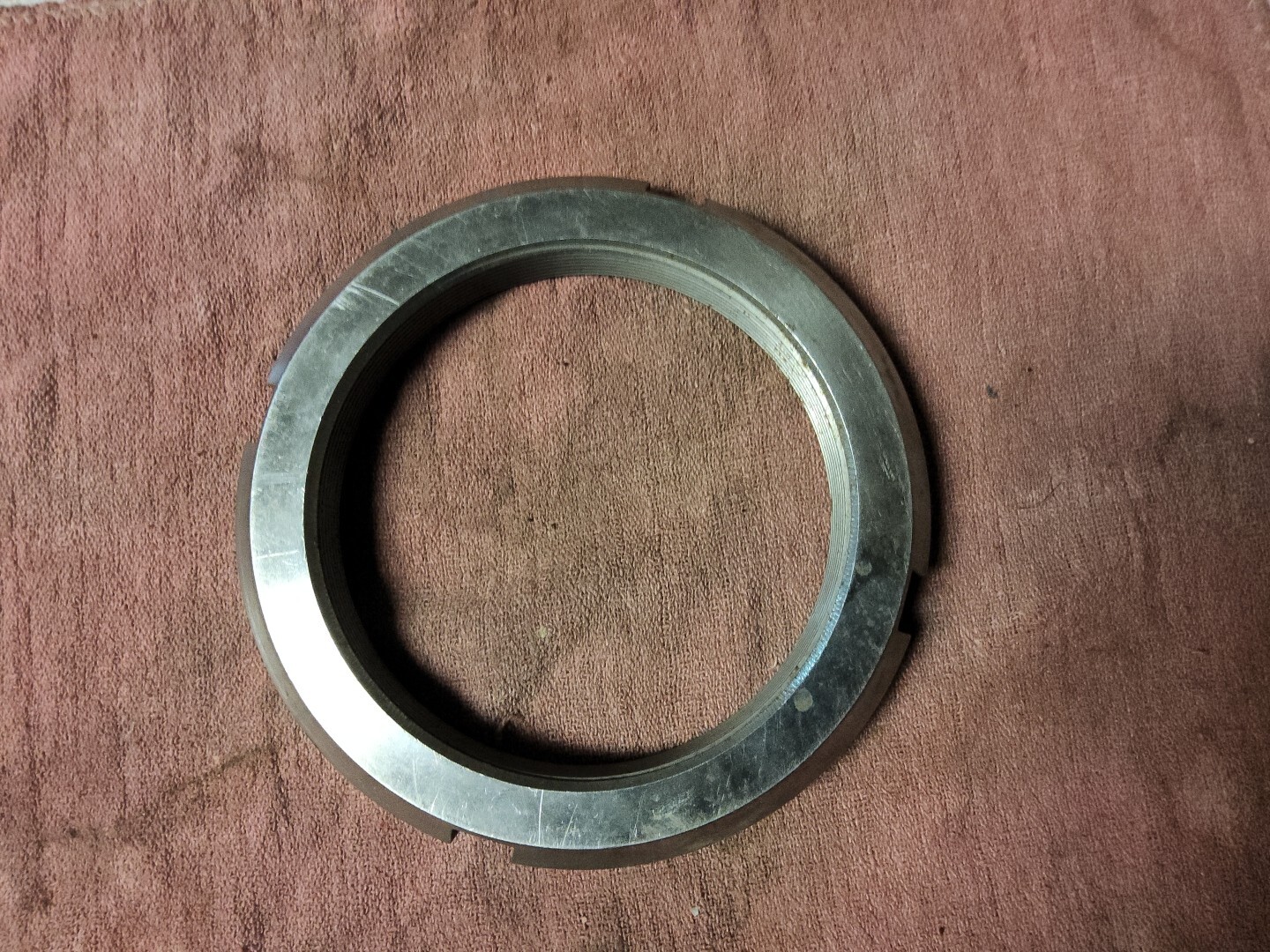 SKF AN22 Bearing Lock Nut 4.325″-12 Thread Size 5-23/32 OD AN-22 NOOK INDUSTRIES