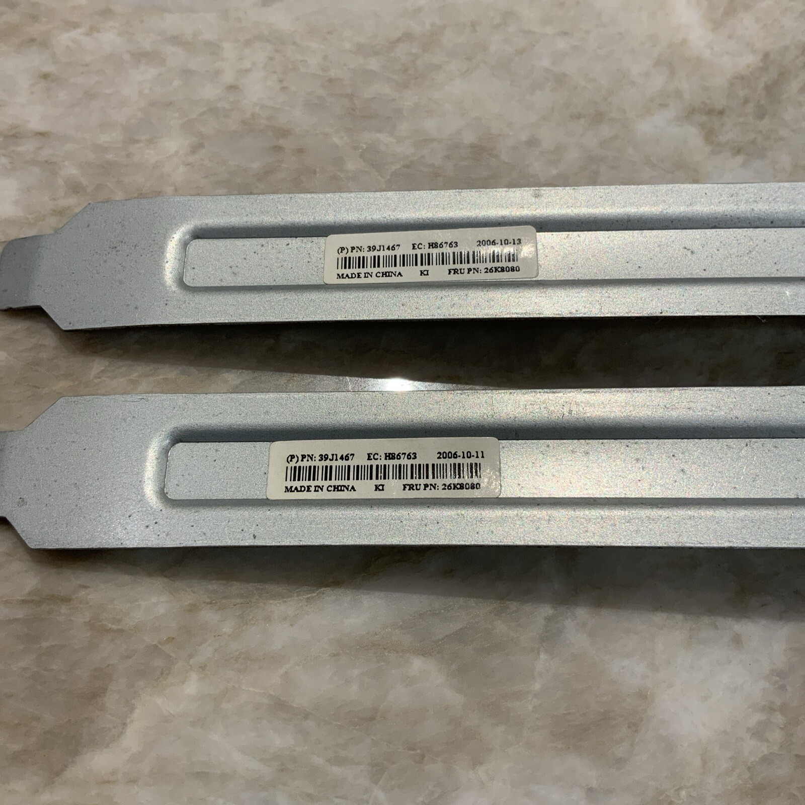 Lot 2x PCI Blank Plate 39JI467 H86763 26K8080