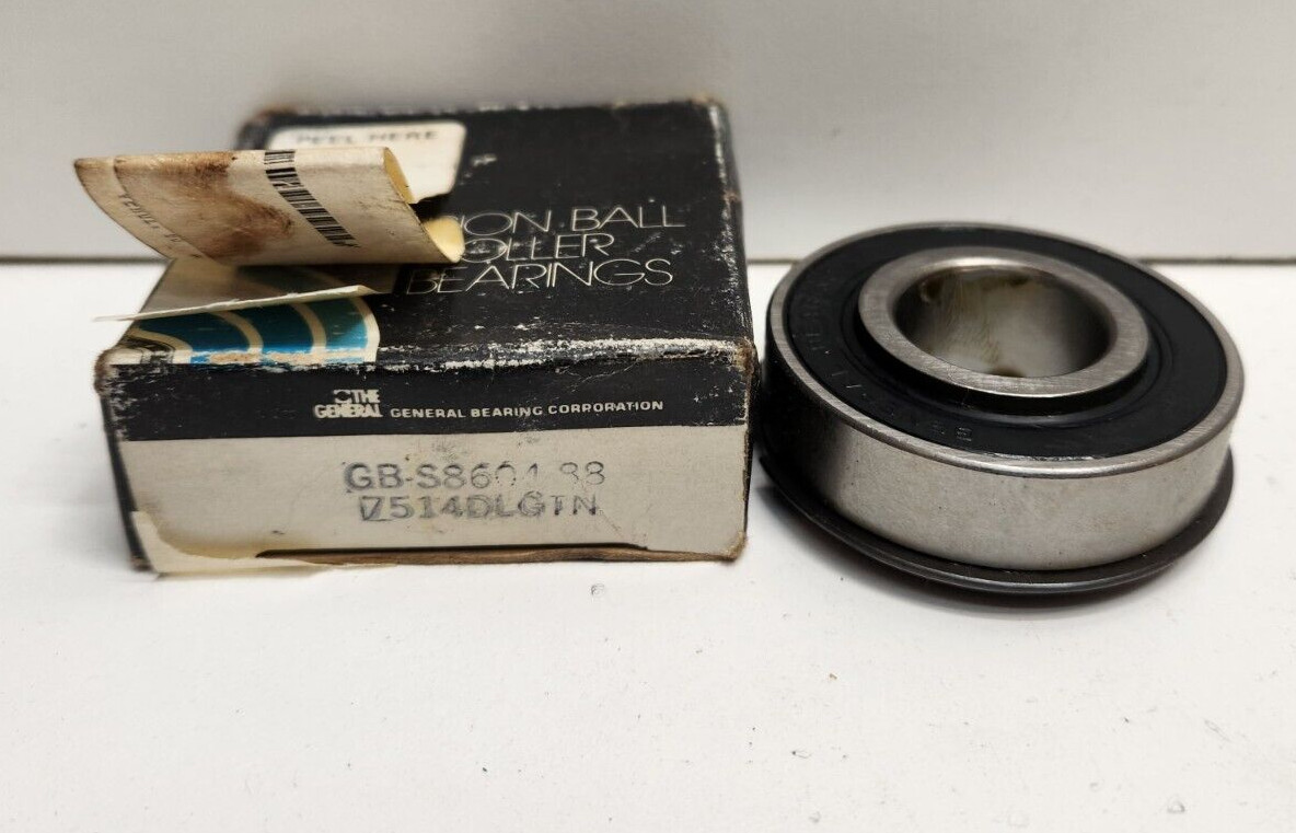 NEW OLD STOCK! GENERAL BEARING 7/8″ BORE BEARING INSERT 7514DLGTN GB-S8604-88