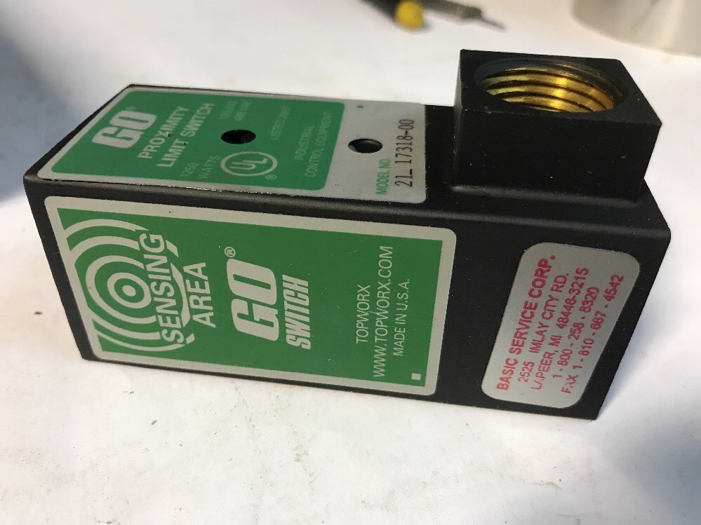 NEW TOPWORX GO LEVERLESS PROXIMITY LIMIT SWITCH 21-17318-00 Fast Shipping