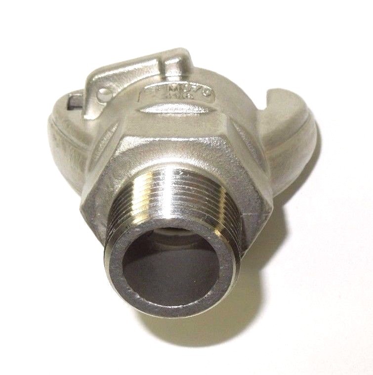 3/4″ Male NPT Universal Crowfoot Coupling Chicago Fitting 316 Stainless SFM075SS