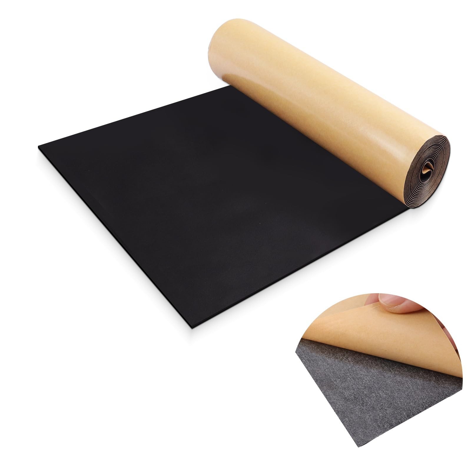 Sponge Neoprene Foam Padding Rubber Sheets with Adhesive Foam Sheet Closed Ce…