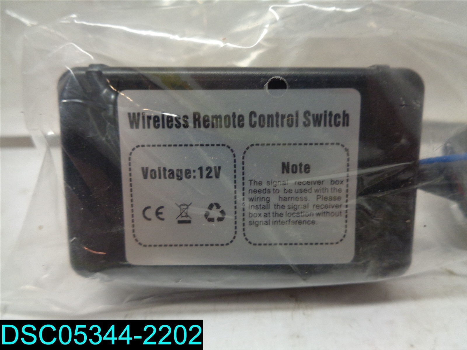 WIRELESS REMOTE CONTROL SWITCH 12V