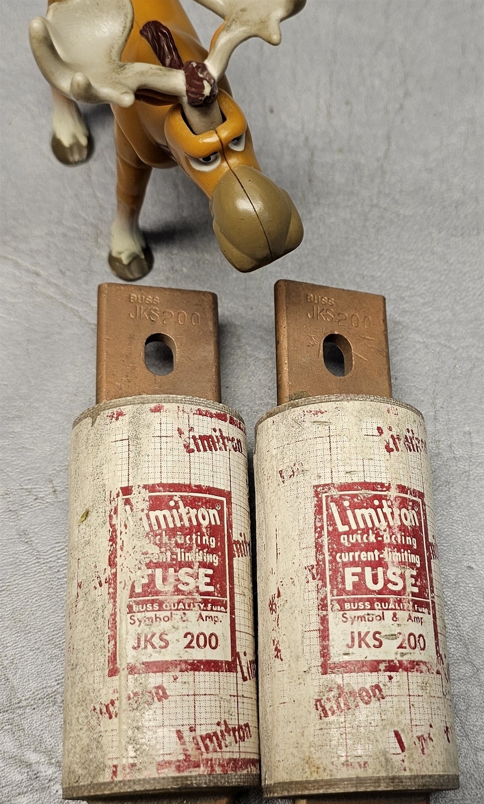 JKS-200 Limitron Fuse 200A 600V Dual Element Fast Acting Class J Lot of 2