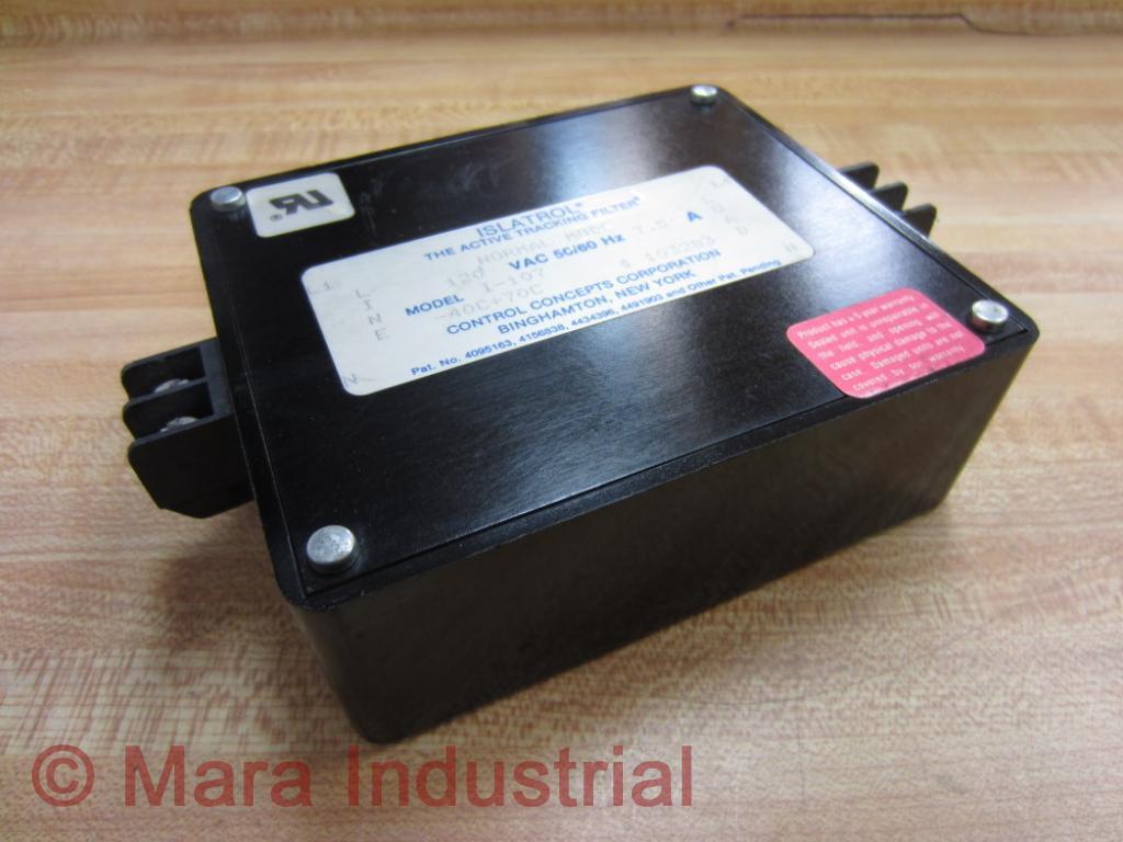 Control Concepts I-107 Islatrol Noise Filter I107