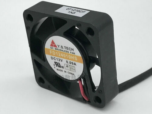 1 pcs Y.S.TECH Fan FD124010HS DC12V 0.09A CPU 4010 4CM 2 Pin