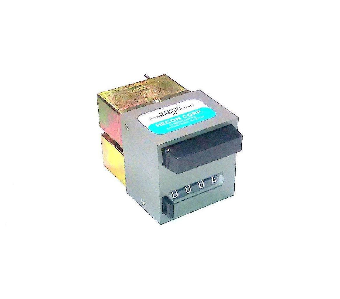 New Hecon G0442164 3 Panel Mount Electronic Counter 4-Digit 24 VDC 3.75 Watts