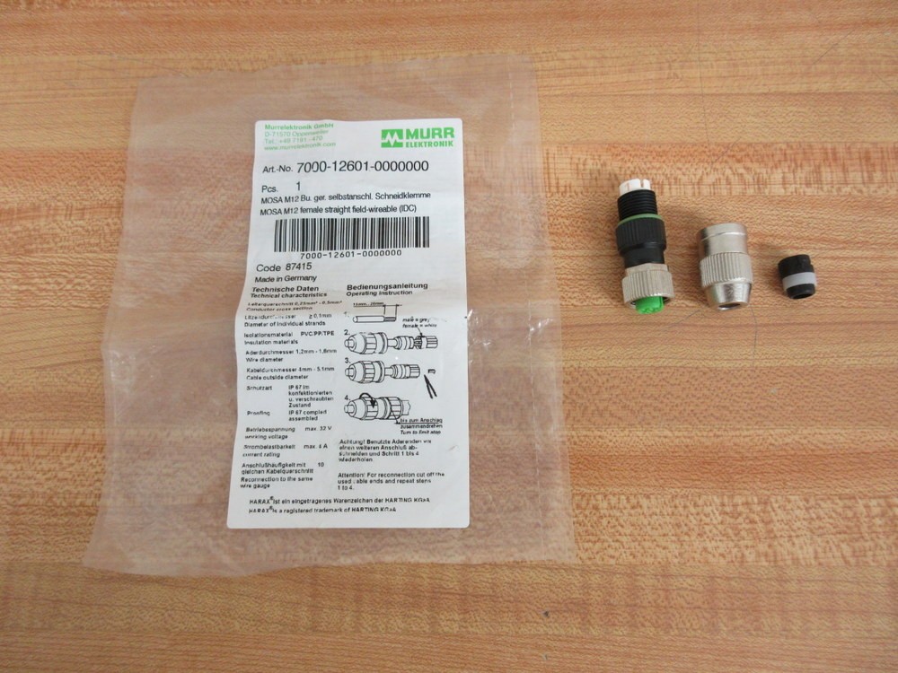 Murr Elektronik 7000-12601-0000000 Lug/Connector 7000126010000000
